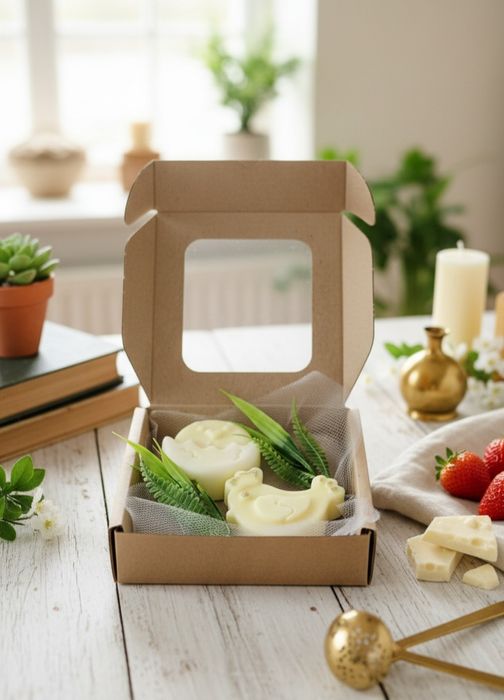 Świąteczny zestaw świeczek sojowych,  handmade,  prezent