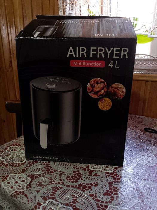 Безмасляная фритюрница(аэрогриль) с чашей Air Fryer BW-3011 4л 1200W