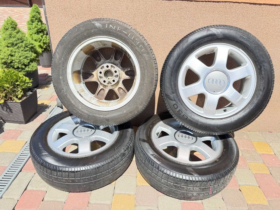 Тітанові діски ATS 5*100 R15 VW Golf 4-Skoda rapid-faBia-Audi 3