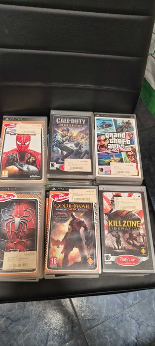 Jogos da PSP em bom estado