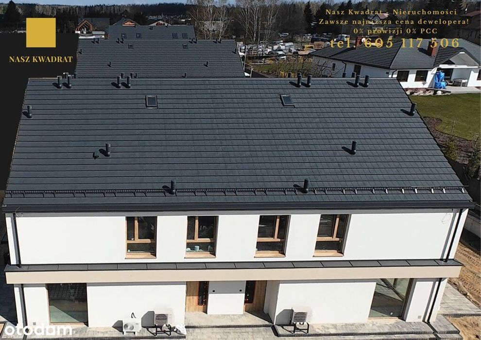 Nowy energooszczędny dom w sercu Nowosolnej. 0%pr.