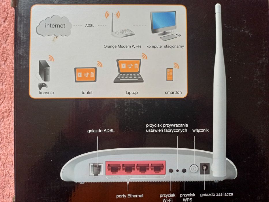 Modem Router wifi kablowy TP-Link Motorola Skype