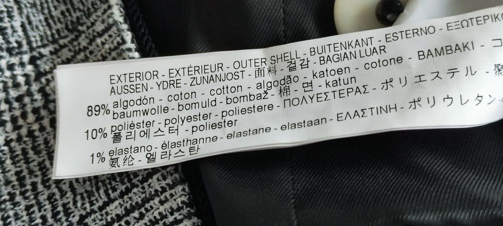 Żakiet damskib w kratę Zara