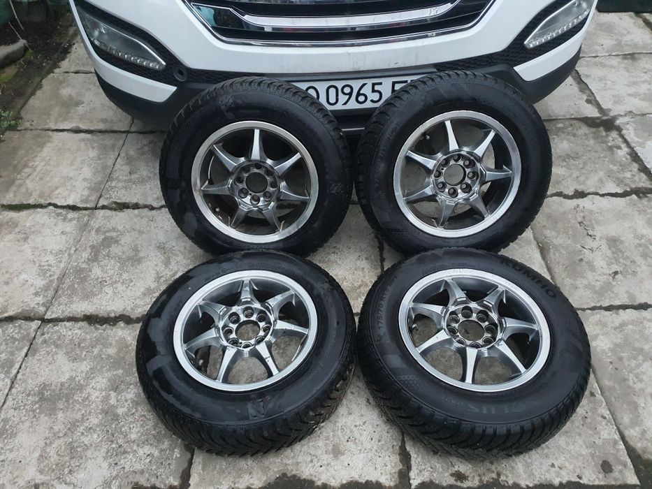 Комплект титанових дисків з шинами ваз R13