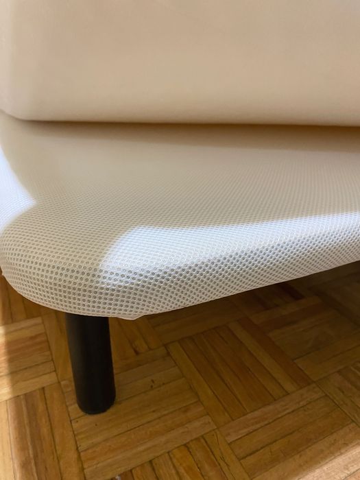 Estrutura de cama de ripas 90x200 cm + colchão Ikea Moshult