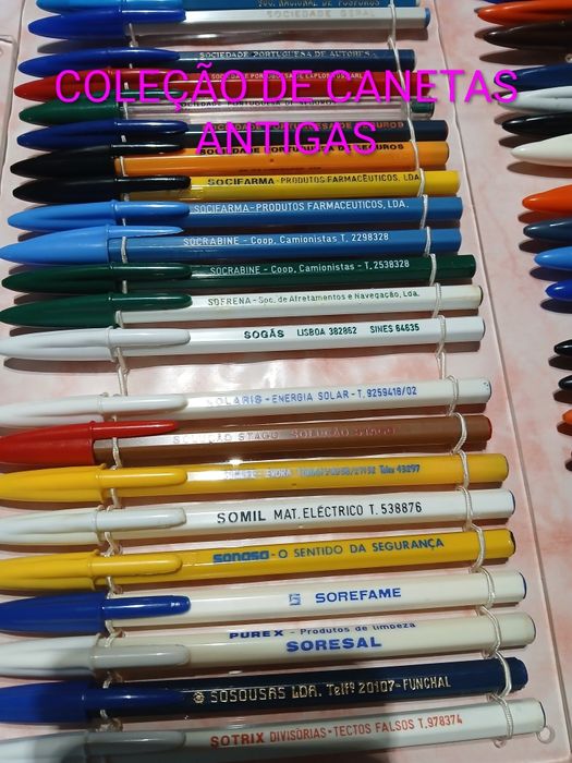 Coleção de canetas antigas