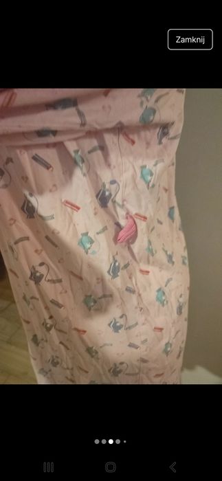 Szlafrok piżama bawełniana rozmiar L