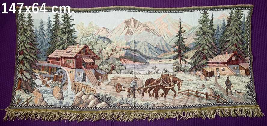 Antyk.Kilim na ścianę.Duża makatka.