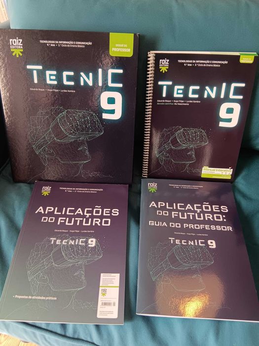 Manuais de Matemática 9º a 12º anos e TIC 9º ano