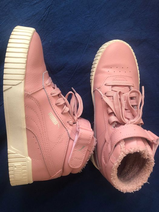 Ботинки черевики ТЕПЛІ Puma натуральна шкіра 38р - 24см Стан Ідеальний