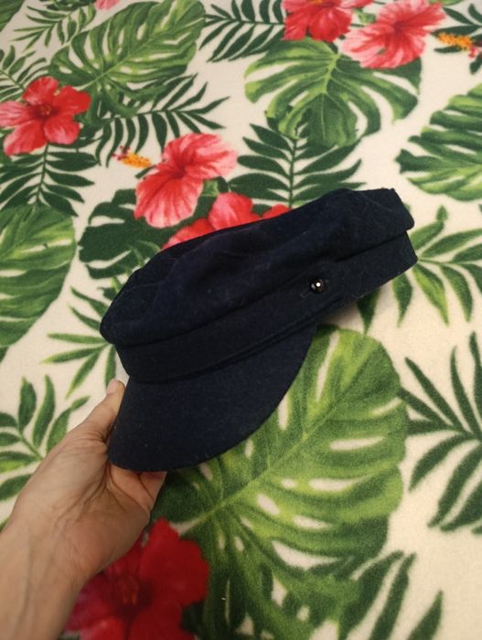 Czapka beret granatowy