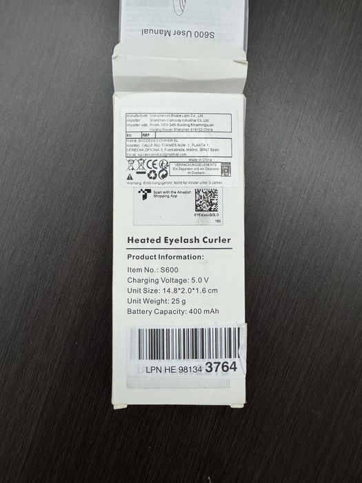 podgrzewana zalotka do rzęs