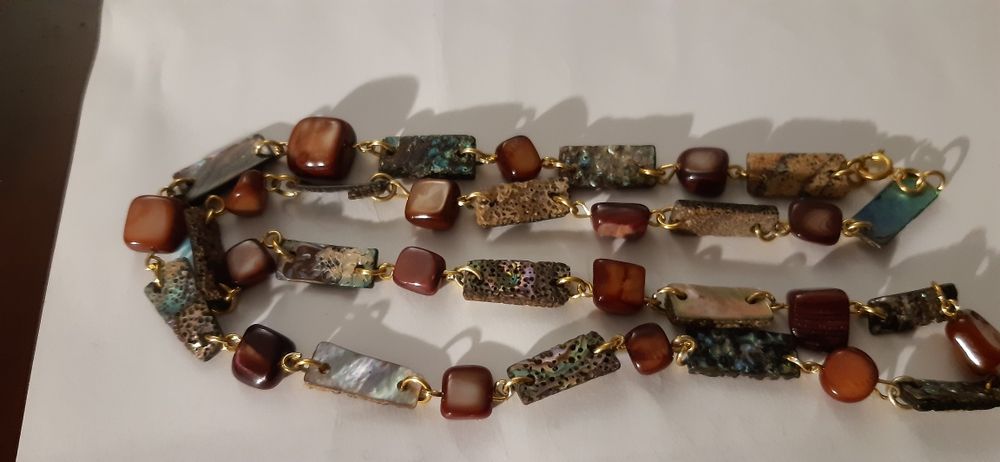 Korale kolorowe 65cm