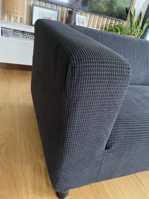 Sofa Ikea Klippan z nowym pokrowcem