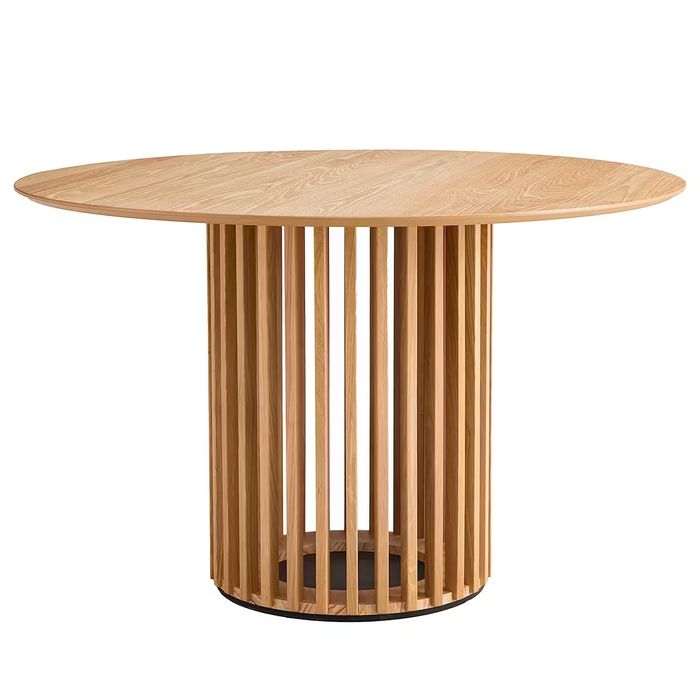 Okrągły stół drewniany – nowoczesny design, loft/skandynawski styl