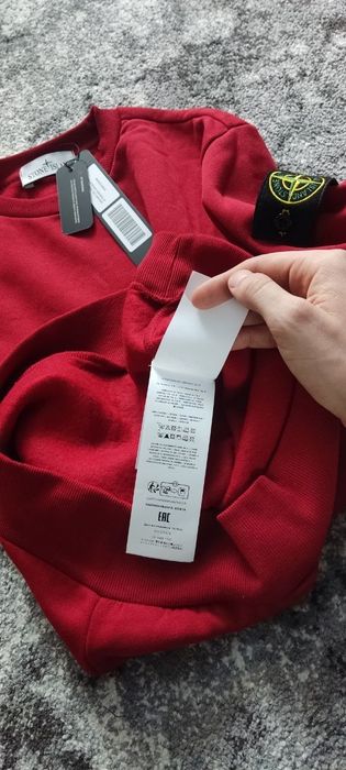 Світшот Stone island Червоний | Кофта Стон Айленд Бордовий