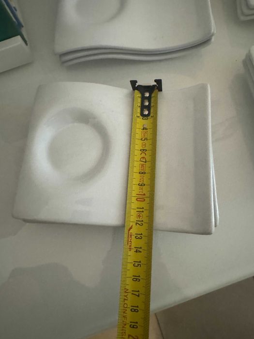 Conjunto pratos ondulados