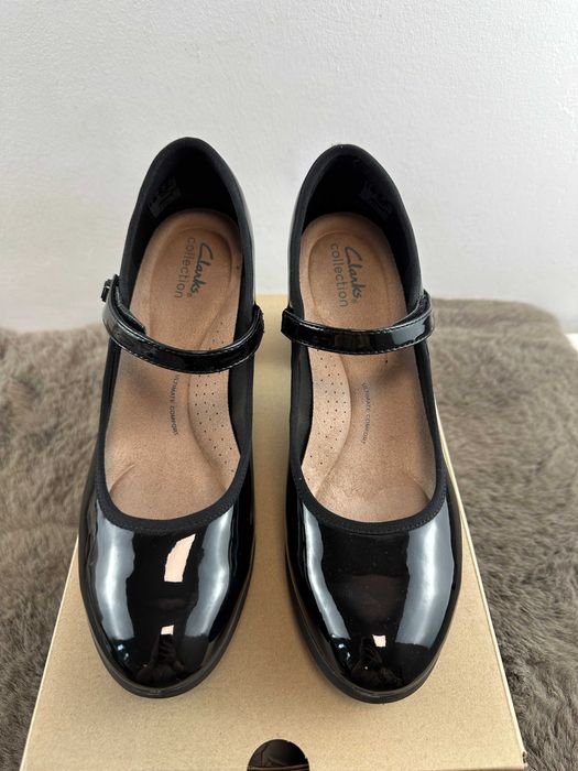półbuty damskie Clarks Bayla Lily mary jane 39.5