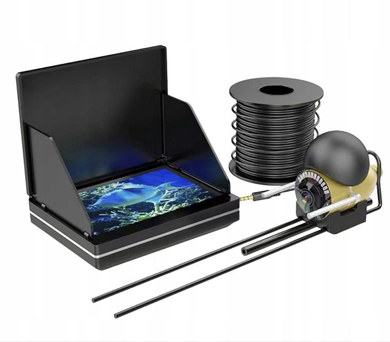 KAMERA WĘDKARSKA PODWODNA 4.3" monitor lcd 20m wykrywacz ryb  gratis