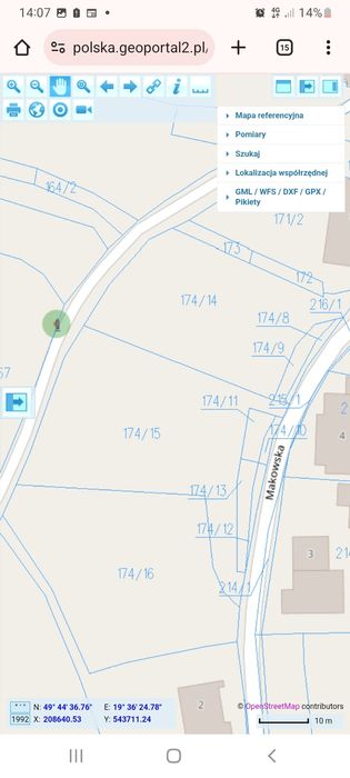 Dzialki budowlane z panorama na miasto