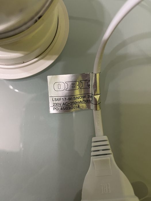 Lampka LED SNOW obrotowa