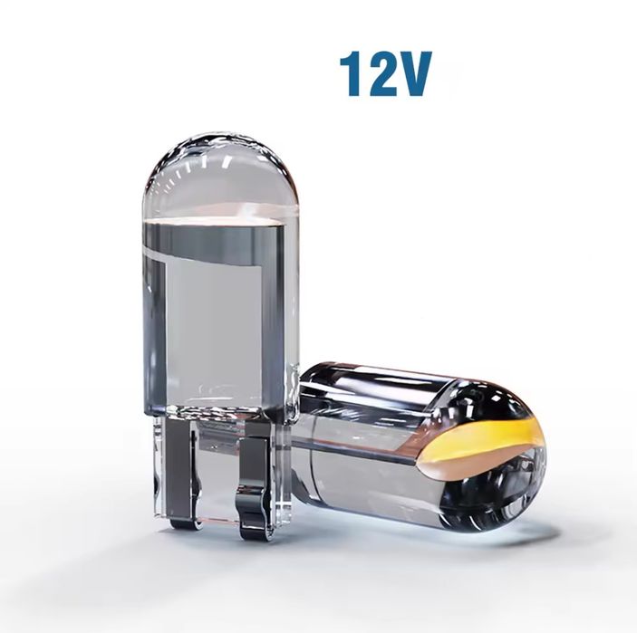 Żarówka LED W5W 12V biała czerwona niebieska komplet 2szt. Jasne!