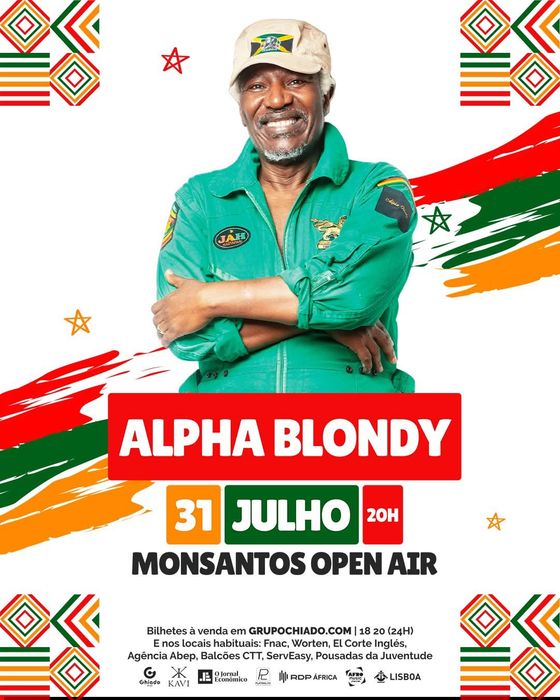 Bilhetes Alpha Blondy