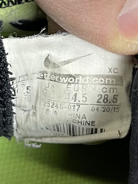 Nike Mercurial копы футзалки 44 размер футбольные черные