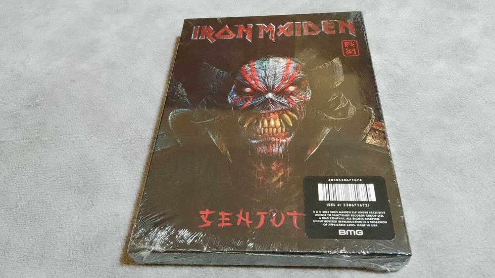 iron maiden - senjutsu. запечатанный американский 2 cd медиабук