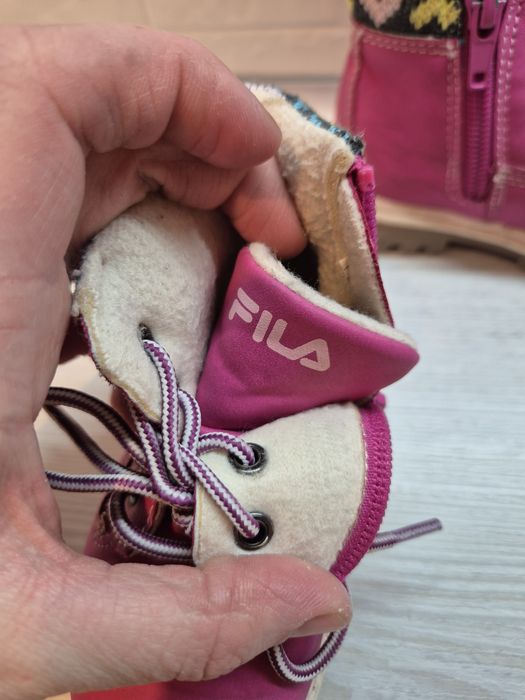 Buciki r. 21 fila dziewczynka