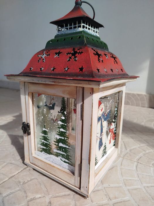 Porta velas de Natal