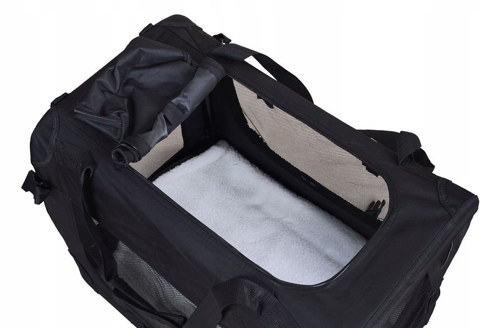 Transporter Dla Psa Kota Torba Transportowa S 34 X 50 X 36Cm Czarny fv