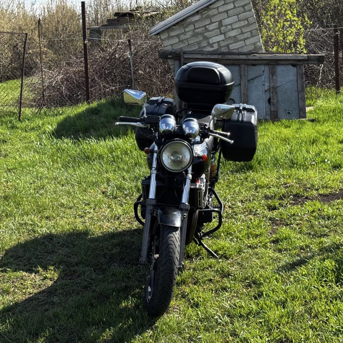 Хонда сб 400  с кофрами