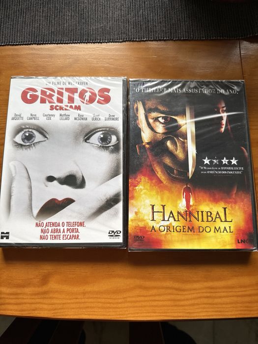 Dvd terror gritos e Hannibal