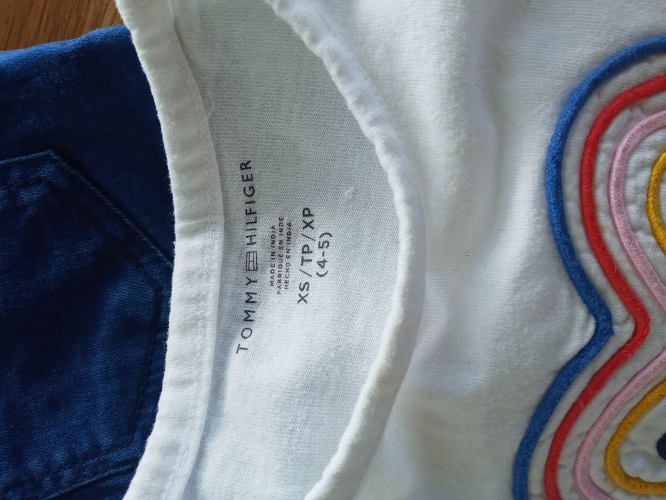 Spódnica bluzka spodnie komplet Tommy Hilfiger rozm 104/110
