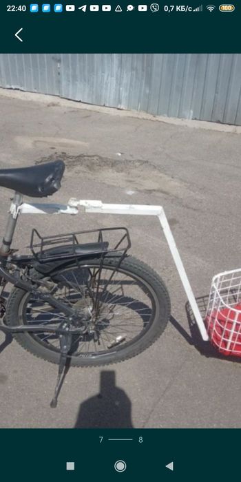 Велоприцеп,тележка на колесах в 16 дюймов