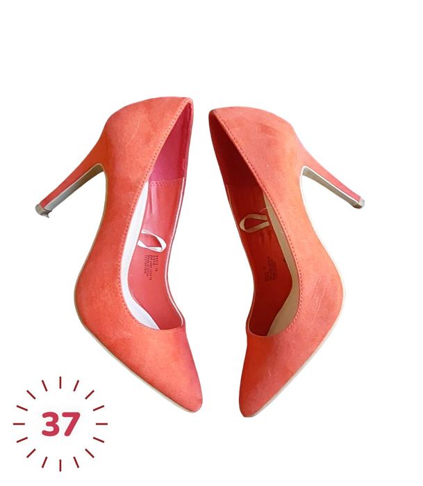 Sapatos Vermelhos Stiletto Primark 37