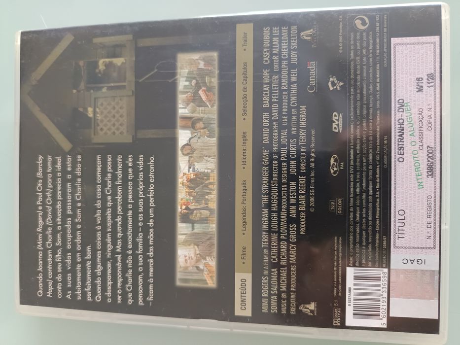 DVD o estranho .
