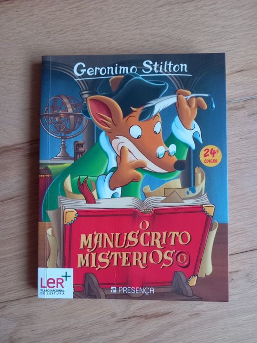 Livro "O manuscrito misterioso" de Geronimo Stilton, novo!
