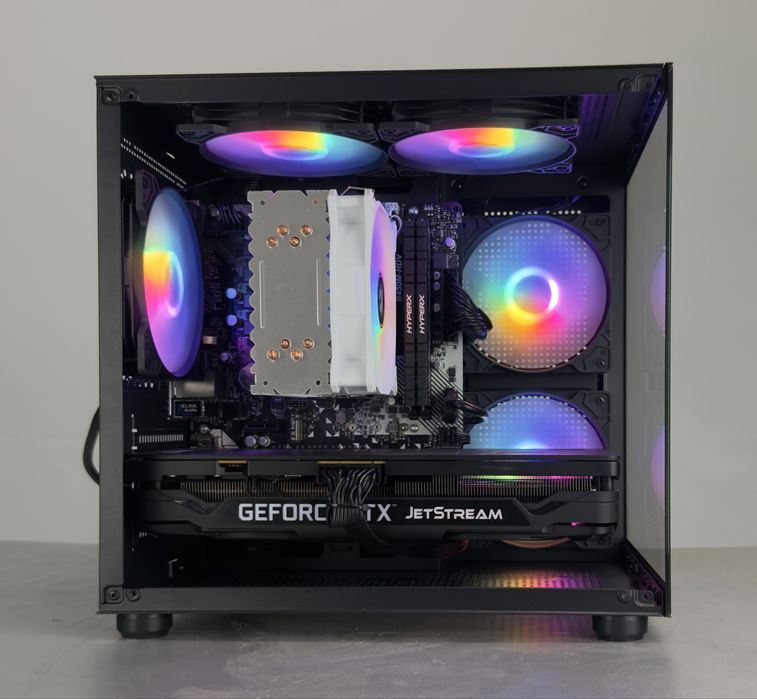 Ігровий корпус акваріум + 5 Rgb кулерів