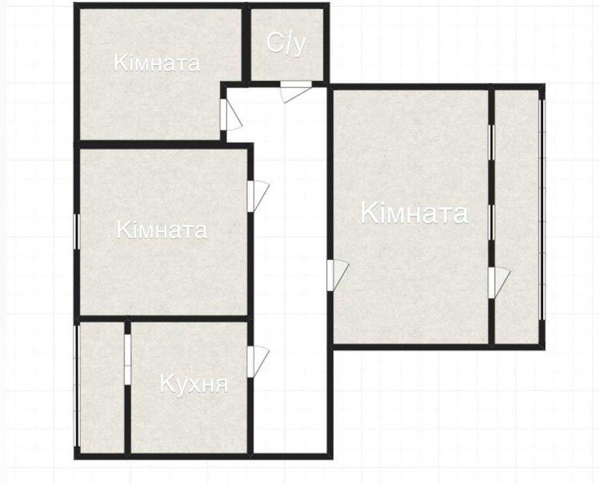 3-комнатная квартира по адресу ул. Мечникова (площадь 74 м²) - Atlanta.ua - фото 18