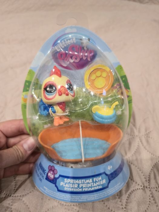 Littlest PetShop Springtime Fun G7#58 Kogut Figurka jajko z akcesoriam