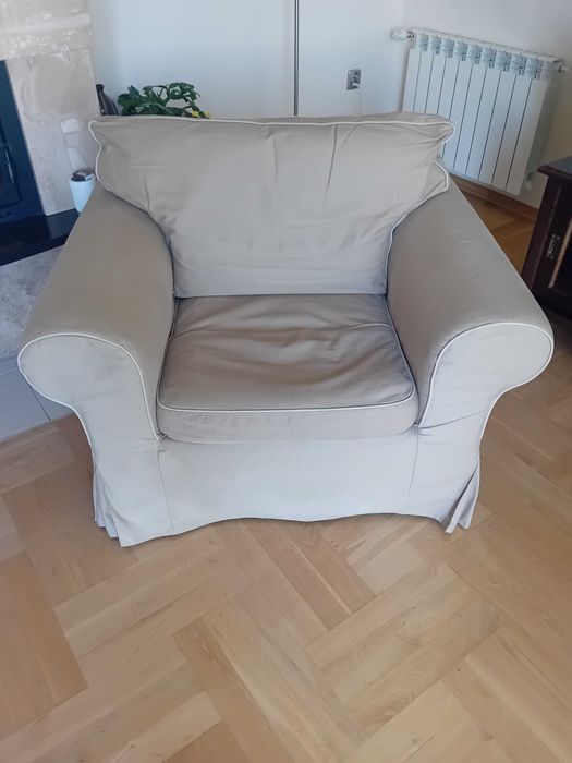 Fotel beżowy IKEA