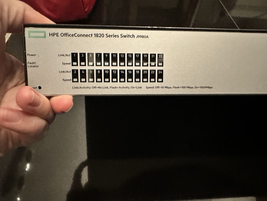 Комутатор HPE OfficeConnect 1820 Series Switch J9980A