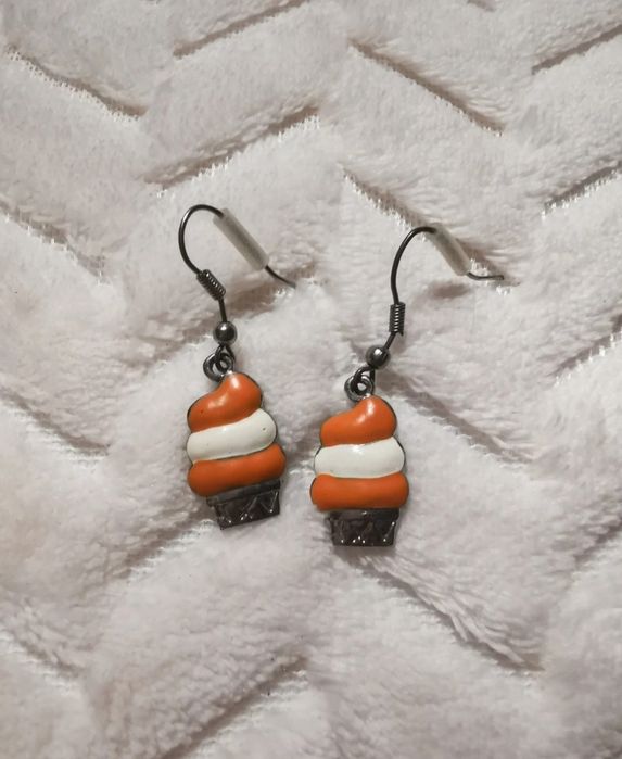 Kolczyki lody świderki