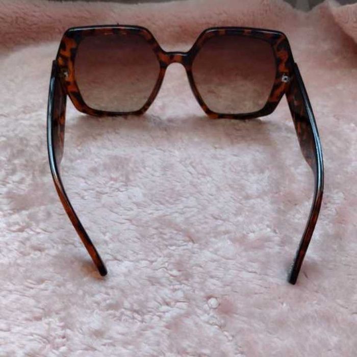 ASOS/ Brązowe okulary przeciwsłoneczne, muchy z Londynu, NOWE
