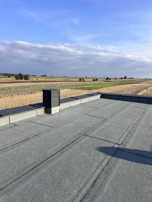 Izolacje dachu papą termo. EPDM PVC Tarasy, balkony dachy płaskie