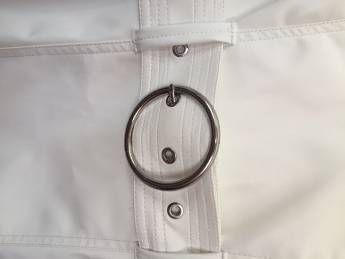 Vestido Branco Polipele Bershka - NOVO