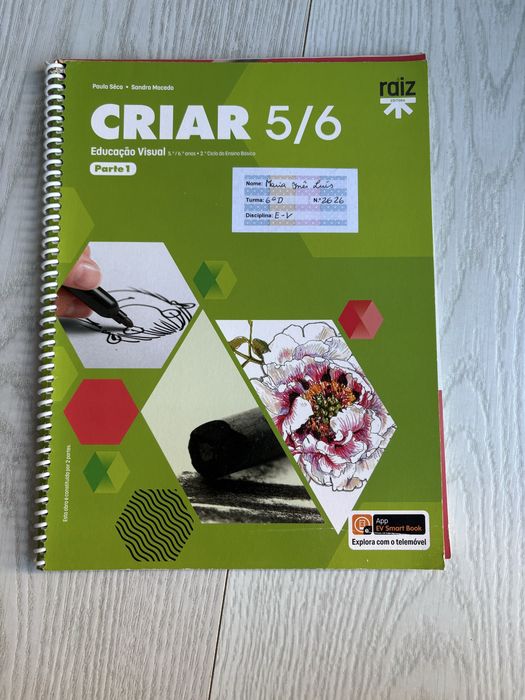 Livro de  Educação Visual 5/6 ano