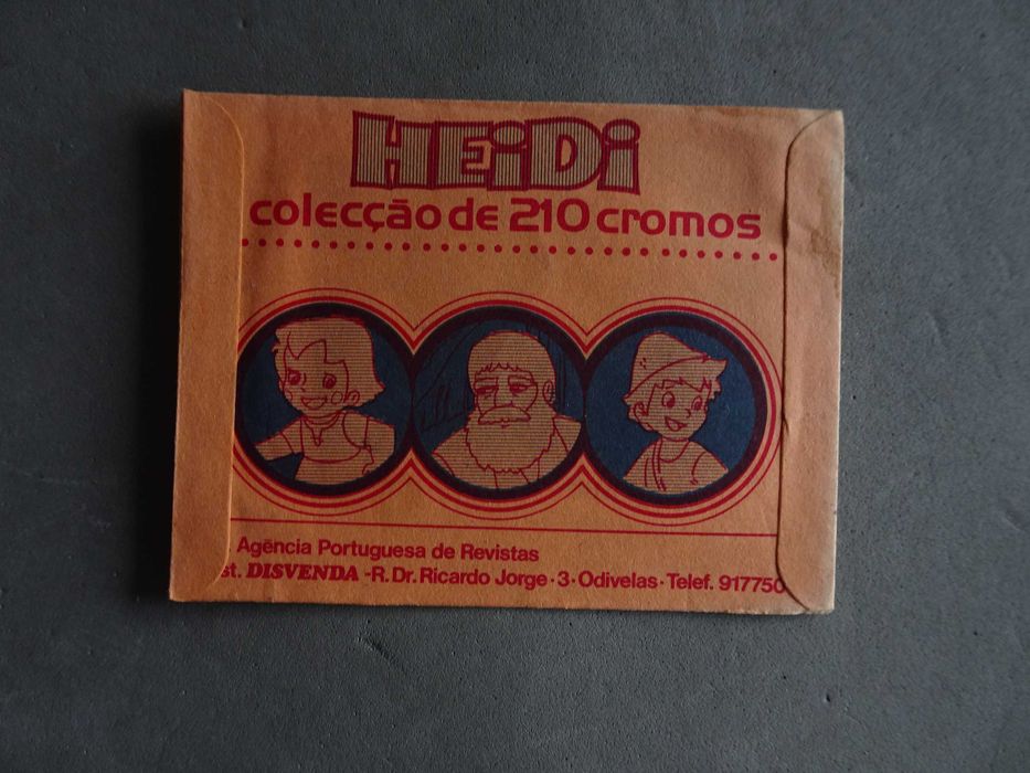 Carteira de cromos fechada Heidi (laranja)